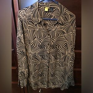 Women’s size 18 silk long sleeve blouse